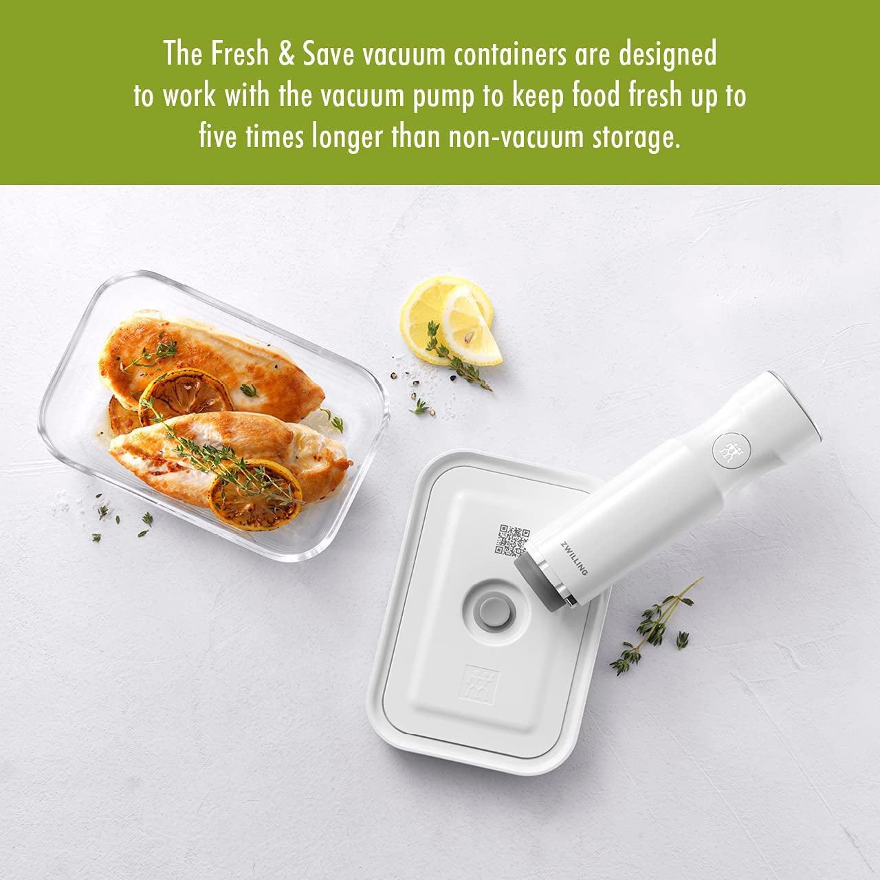 Fresh & save Glass Airtight Food Storage Container, Meal Prep Container - Large